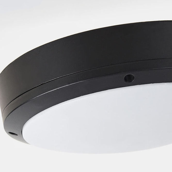 Plafonnier à LED rond en aluminium imperméable simple pour l'extérieur