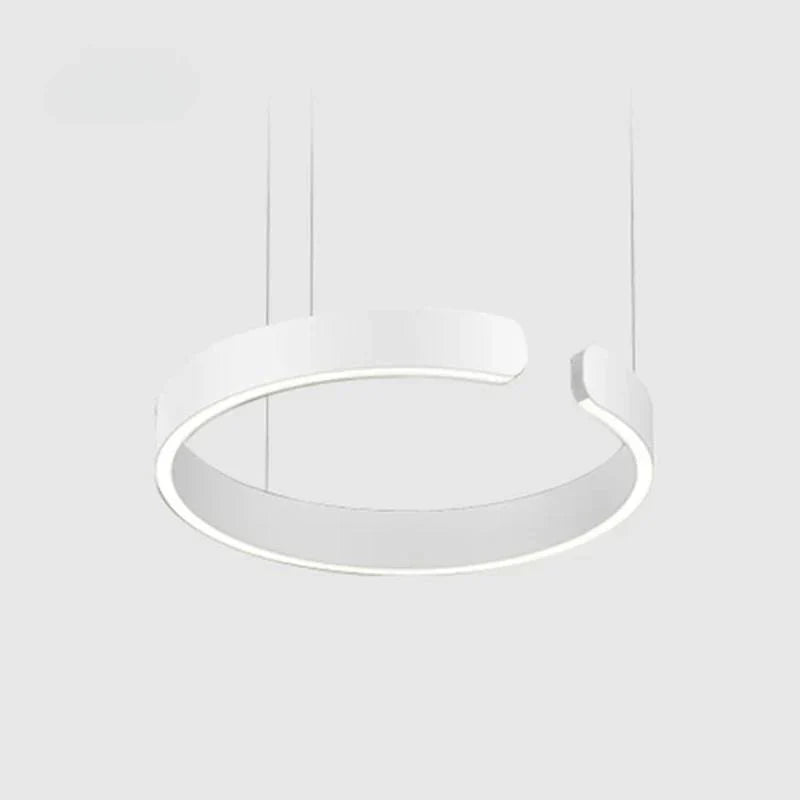 Lampe pendante moderne à LED en forme de cercle