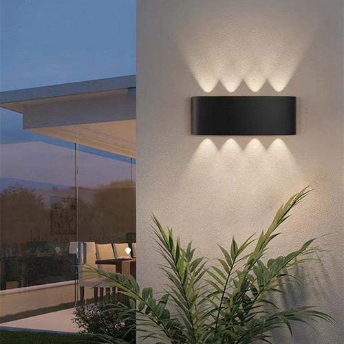 Applique murale LED en aluminium étanche pour l'extérieur Scone