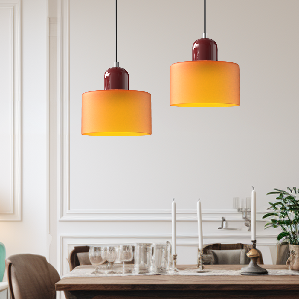 Bauhaus Creative Lampe Suspendue En Verre