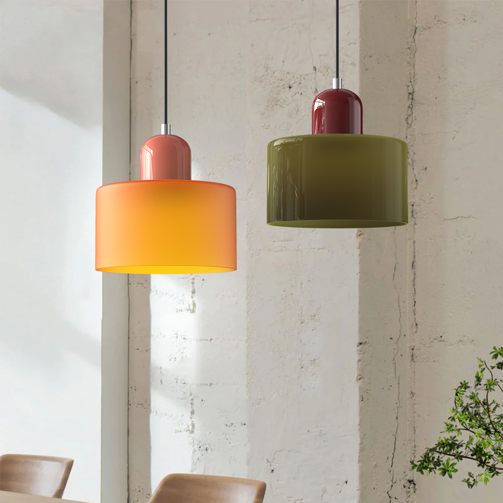 Bauhaus Creative Lampe Suspendue En Verre