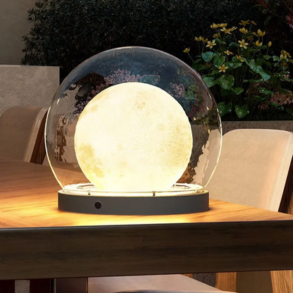 Lampe pilier solaire