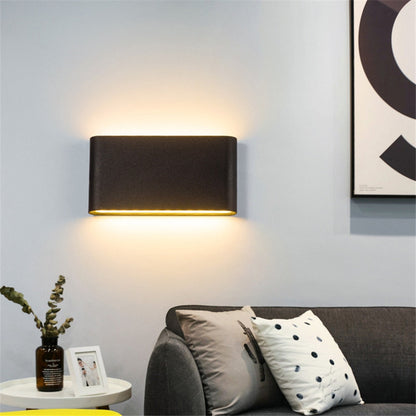 Applique Murale d'Extérieur LED Moderne Étanche avec Éclairage Haut et Bas