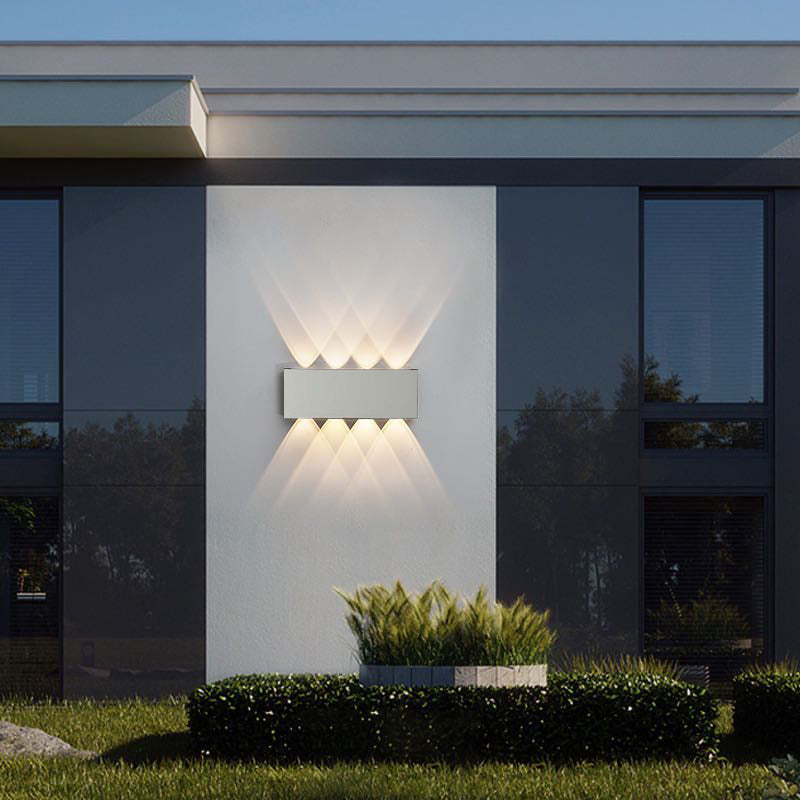 Applique murale LED en aluminium étanche pour l'extérieur Scone