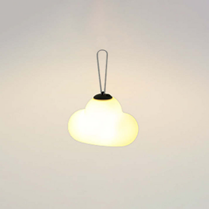 Suspension LED Minori Design Nuage Lait Blanc Métal/Acrylique Jardin